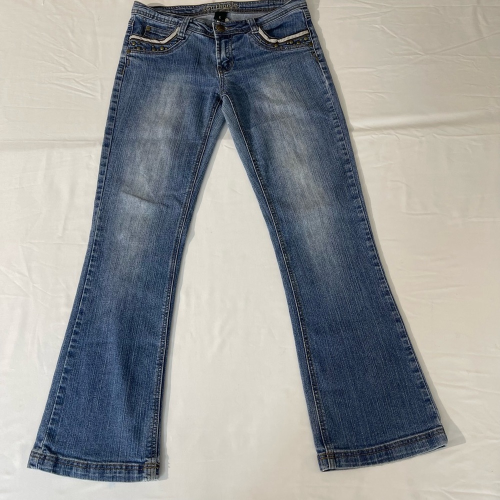 SOUTHPOLE WOMENS JEANS, SIZE 5, GOOD PREOWNED CONDITION